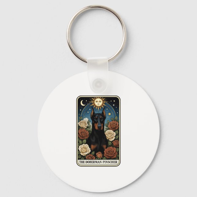 Doberman Pinscher Keychain (Front)