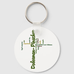 doberman pinscher mash up.png keychain