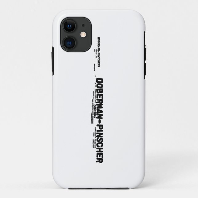 doberman pinscher mashup.png Case-Mate iPhone case (Back)