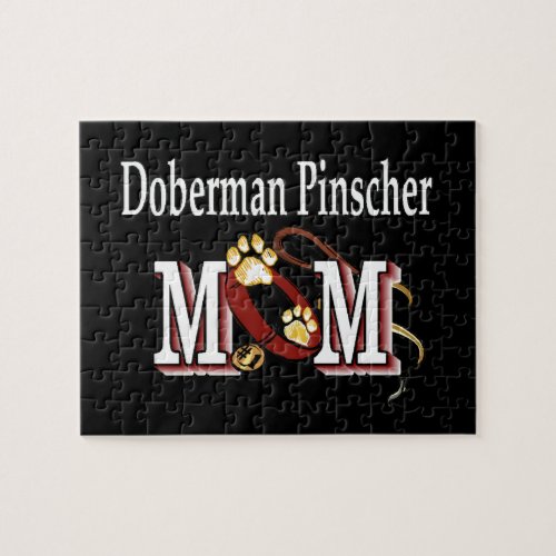 Doberman Pinscher Mom Gifts Jigsaw Puzzle