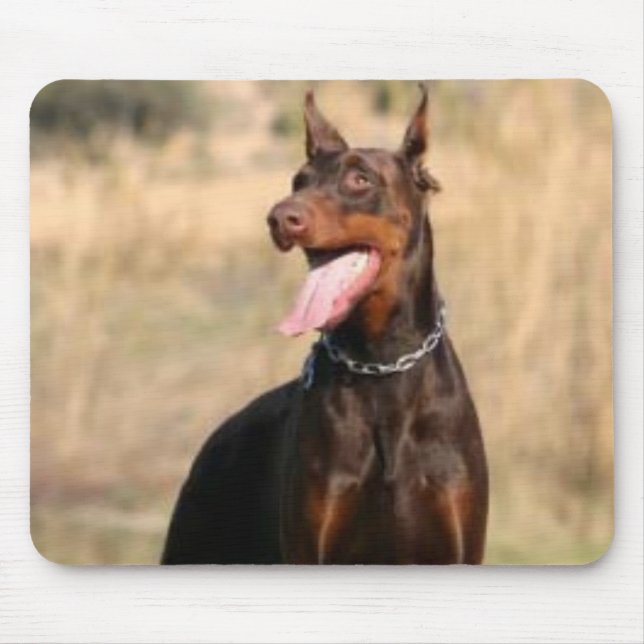 Doberman Pinscher Mousepad (Front)