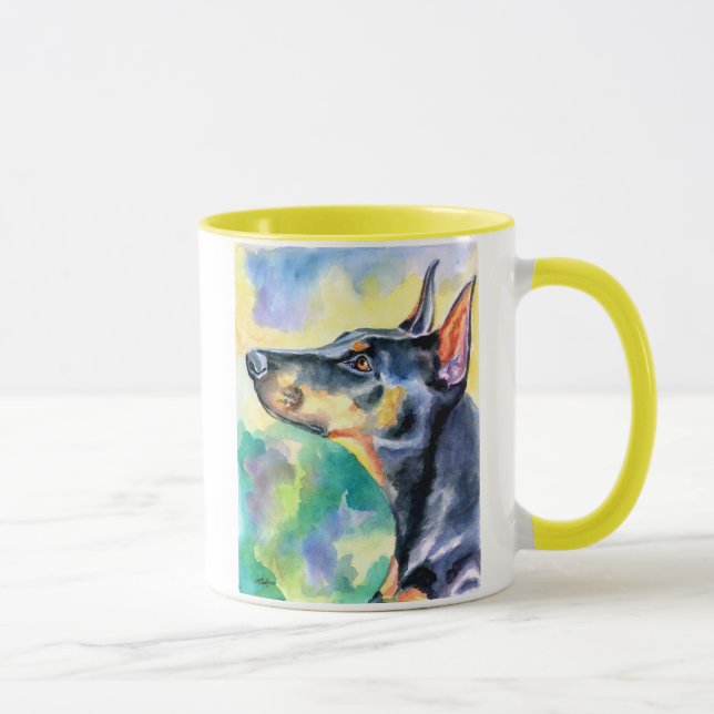 Doberman Pinscher Mug (Right)
