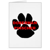 doberman pinscher name paw (Front)