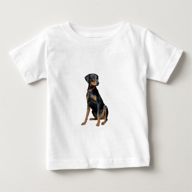 Doberman Pinscher (natural) Baby T-Shirt (Front)