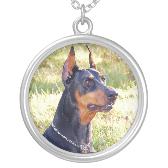 Doberman Pinscher Necklace (Front)