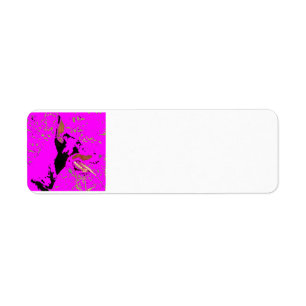doberman pinscher odd art label