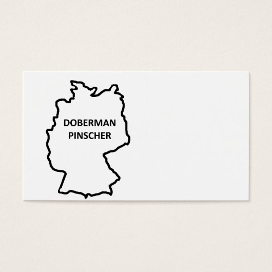 doberman pinscher origin outline (Front)