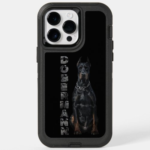 Doberman Pinscher   OtterBox iPhone 14 Pro Max Case