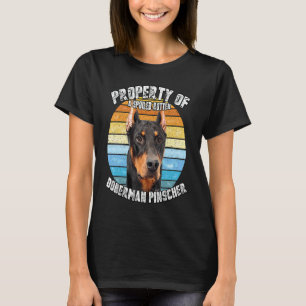 Doberman Pinscher Owner Retro Vintage T-Shirt