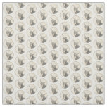 Doberman Pinscher Painting - Original Dog Art Fabric