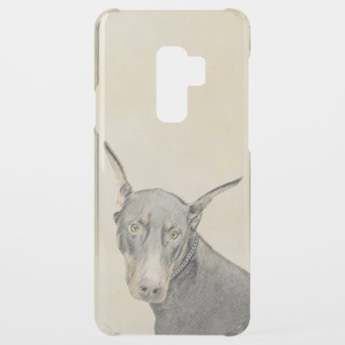 Doberman Pinscher Painting _ Original Dog Art Uncommon Samsung Galaxy S9 Plus Case
