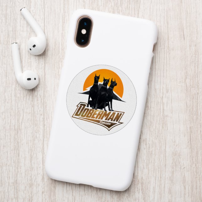 Doberman Pinscher Patch (On Phone Back)