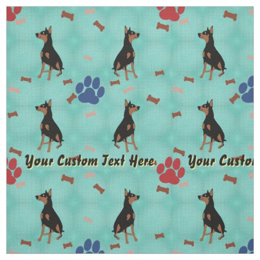 Doberman Pinscher - Personalized Fabric