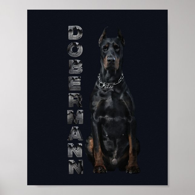 Doberman Pinscher Poster (Front)