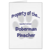 Doberman Pinscher Property (Front)
