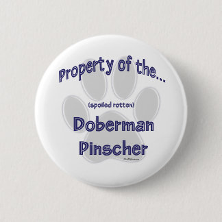 Doberman Pinscher Property - Button