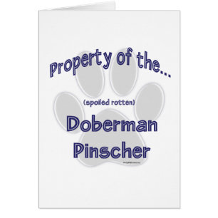 Doberman Pinscher Property Cards