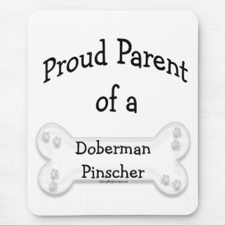 Doberman Pinscher Proud Parent Mouse Pad