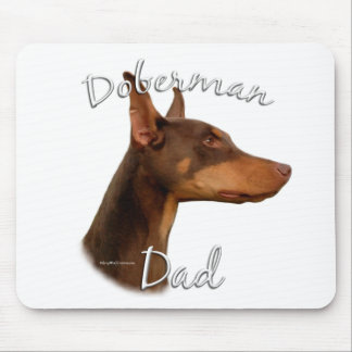 Doberman Pinscher (red) Dad 2 Mouse Pad