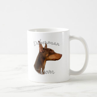 Doberman Pinscher (red) Mom 2 Coffee Mug
