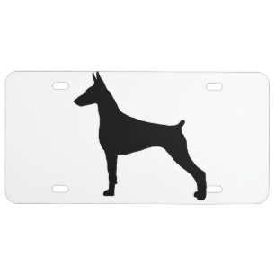 doberman pinscher silo black.png license plate