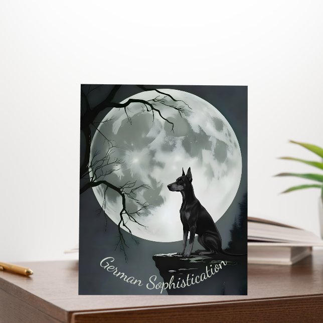 Doberman Pinscher Sophistication Foam Board (In Situ (Office))