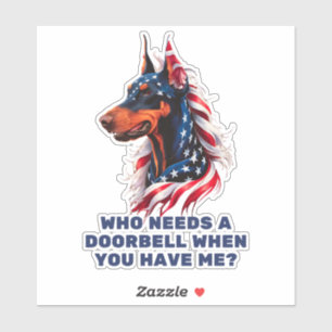 Doberman Pinscher Sticker