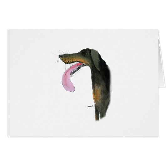 Doberman Pinscher, tony fernandes Cards (Front Horizontal)