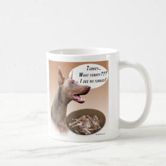 Doberman Pinscher Turkey Coffee Mug