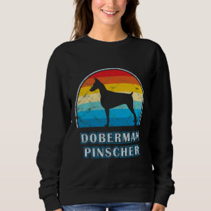 Doberman Pinscher Vintage Design Dog Sweatshirt