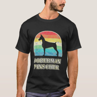 Doberman Pinscher Vintage Style Dog T-Shirt