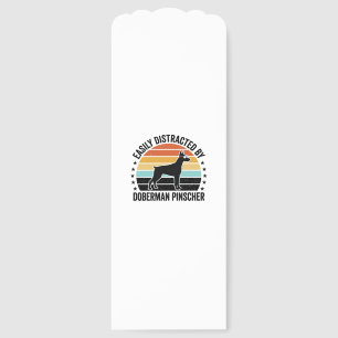 Doberman Pinscher Vintage Sunset Graphic Tee Desig Bookmarks