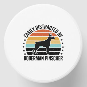 Doberman Pinscher Vintage Sunset Graphic Tee Desig Mini Candle Favors