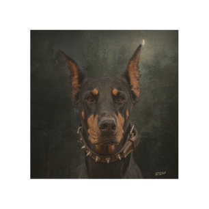Doberman Pinscher    Wood Wall Art