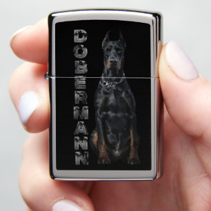 Doberman Pinscher Zippo Lighter