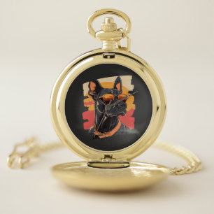 Doberman Pocket Watch
