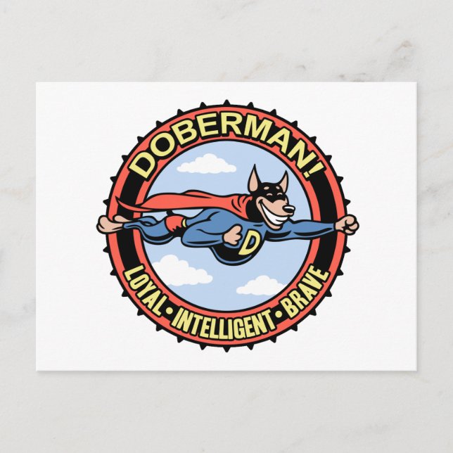 Doberman! Postcard (Front)