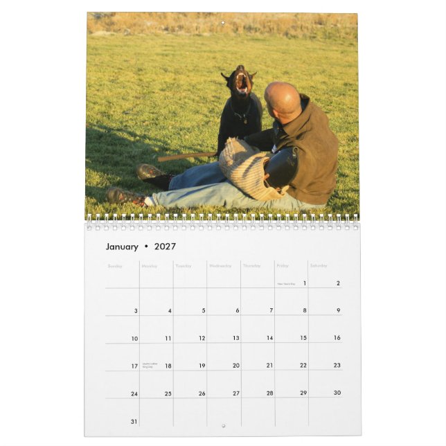 Doberman Protection calendar updated 2012 (Jan 2027)