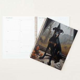 Doberman Pumpkins Halloween Scary Planner
