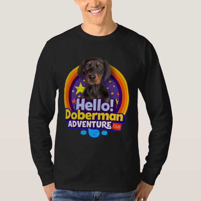 Doberman Puppy Dog T-Shirt (Front)
