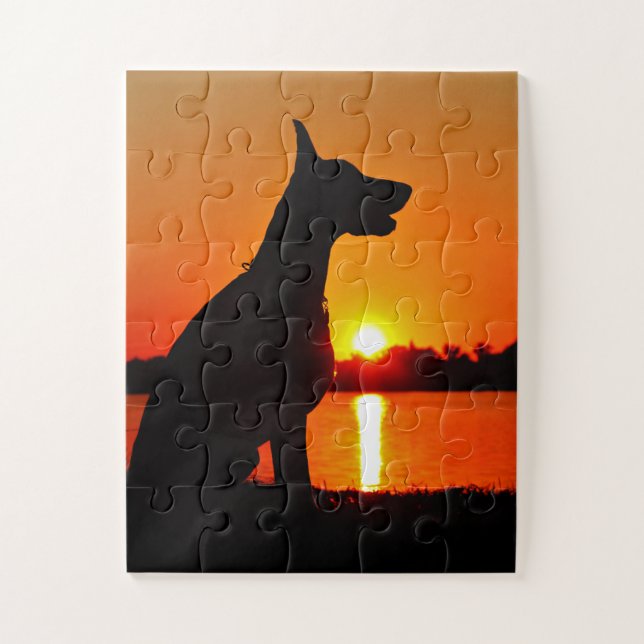 Doberman Puzzle (Vertical)