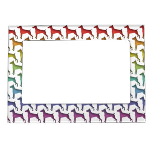 Doberman Rainbow Magnetic Frame