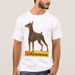Doberman- red T-Shirt