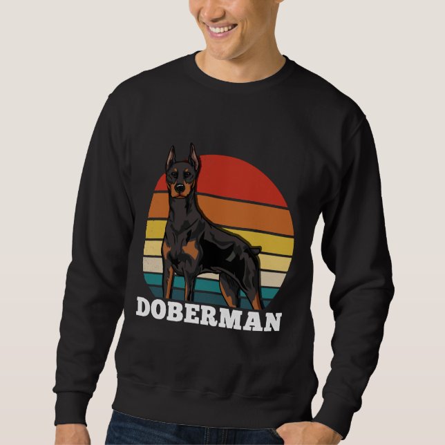 Doberman Retro 625 Sweatshirt (Front)