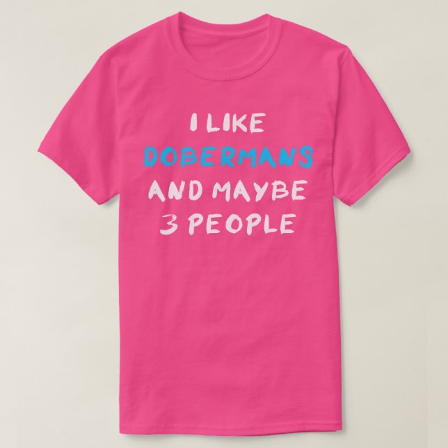 Doberman T-Shirt (Design Front)