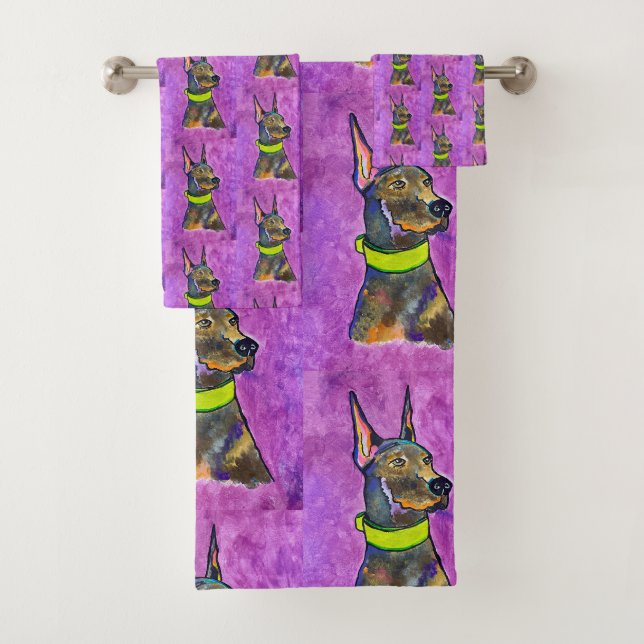 Doberman Towel Set (Insitu)