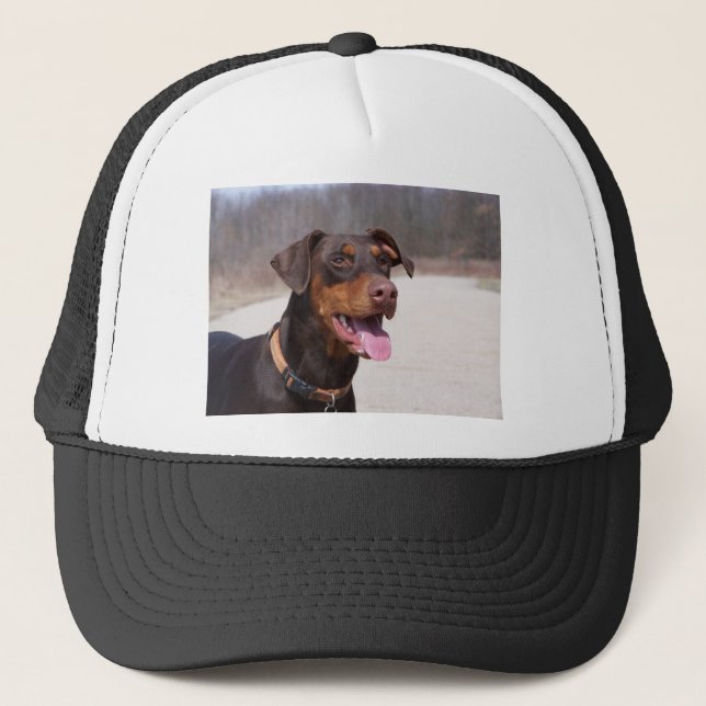 Doberman Trucker Hat (Front)