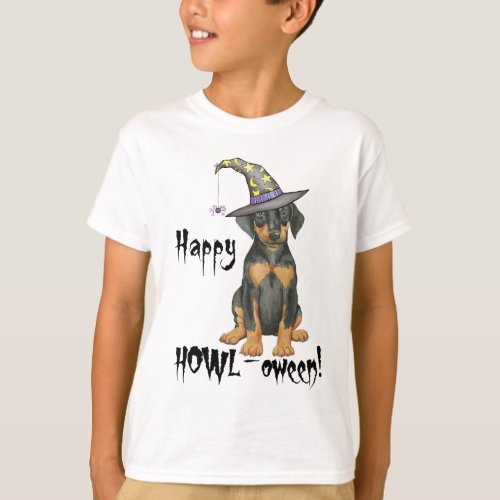 Doberman Witch T_Shirt