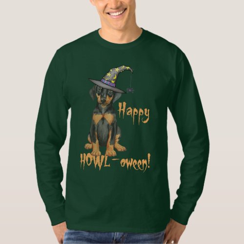 Doberman Witch T_Shirt