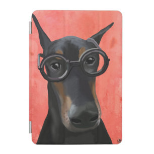 Doberman With Glasses iPad Mini Cover